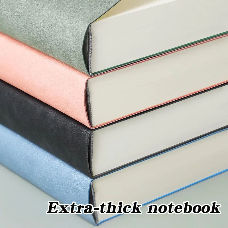 Super Thick Notebook A5 Cute Notepads Colors Creativity Stationery 760pages Blank Pu cover Stationer School Office Supplies