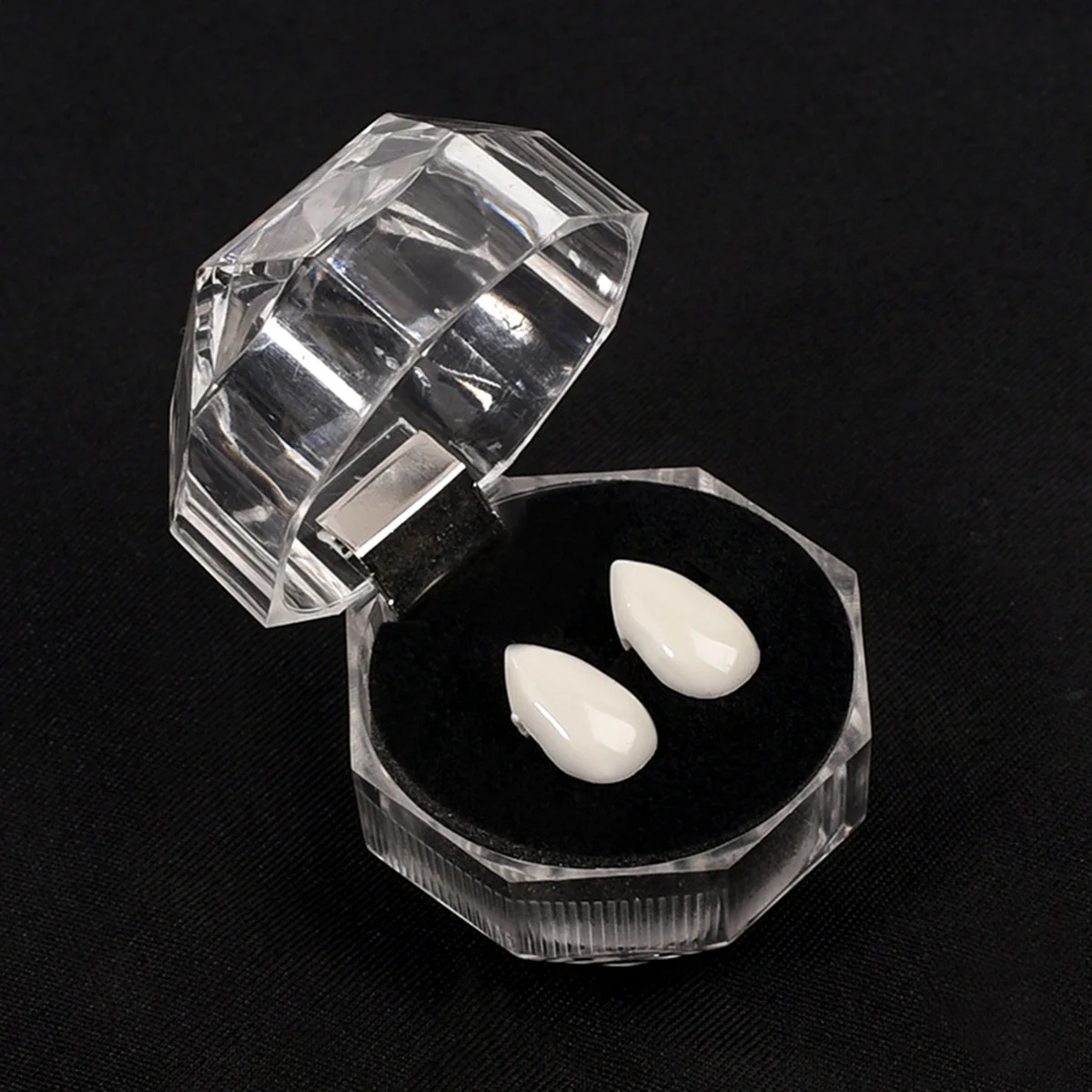 الأنياب أطقم الأسنان الدعائم هالوين الديكور الدعائم الراتنج الأسنان وهمية مع الغراء الصلب طقم أسنان لاصق ديكور حفلات الهالوين #6