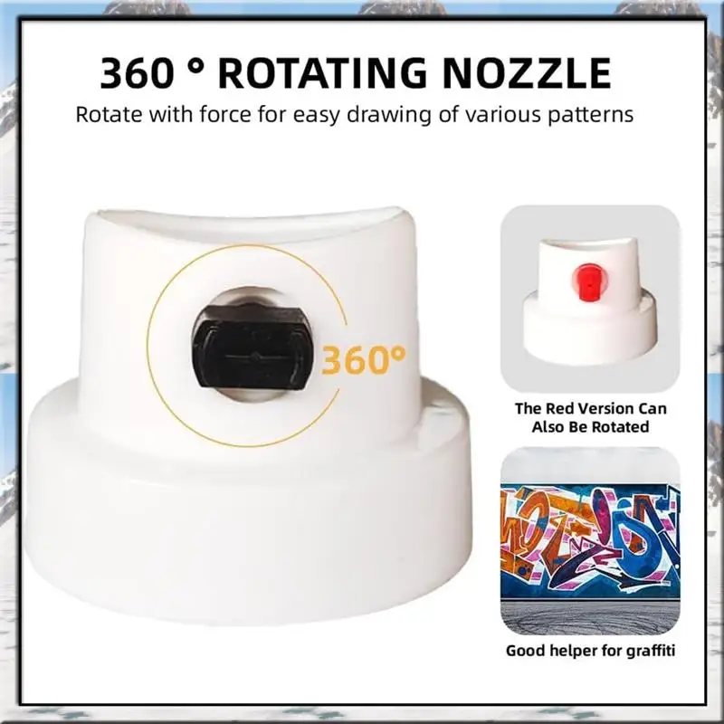 AA46 30PCS Spraypaint Caps For Female Cans,Spray Can Nozzle Artist-Grade Spraycontrol Kit