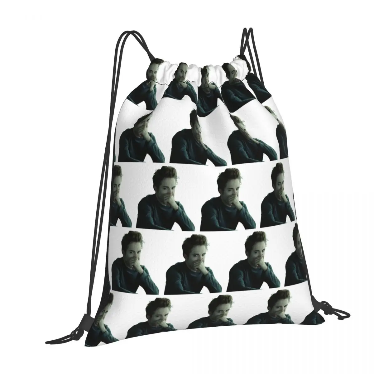 Edward Cullen Stinky Backpacks Multi-function Drawstring Bundle Pocket Sundries Bag Book Bags for Man Woman Students
