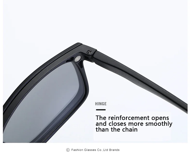 2249A 6 In 1 Brillengestell Männer Frauen Mit 5 PCS Clip Auf Polarisierte Sonnenbrille Magnetische Gläser Männlich Computer Optische – Detail 8