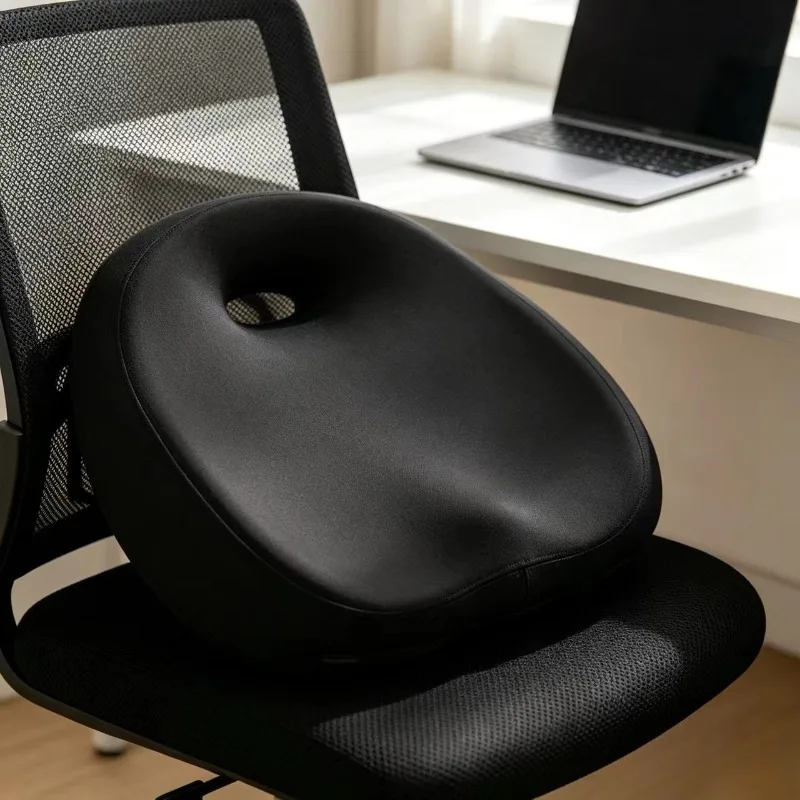 Buttock Cushion, Office Gaming Long-Sitting Cushion, Car Breathable Slow-Rebound Buttock Pad Memory Foam Cushion