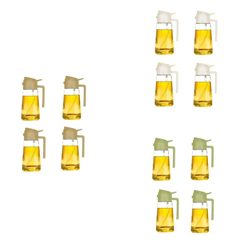 

Oil Dispenser For Kitchen Spray, Oil Dispenser Bottle Spray And Pour, 2 In 1 Olive Oil Dispenser 4 Pcs