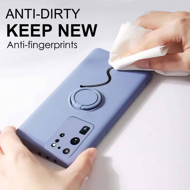 المغناطيسي سيليكون حزام حلقة قضية الهاتف لسامسونج غالاكسي S25 S24 الترا S23 S22 زائد A16 A06 A05 A05S A15 A55 A26 A56 A36 غطاء