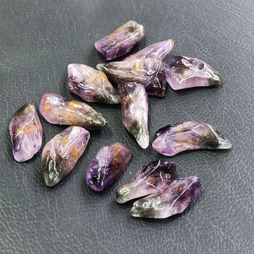

Natural Auralite23 Crystals and Stones Healing Freeform Beads for Pendant Gemstones Room Decor Home Decorations Reiki Chakra