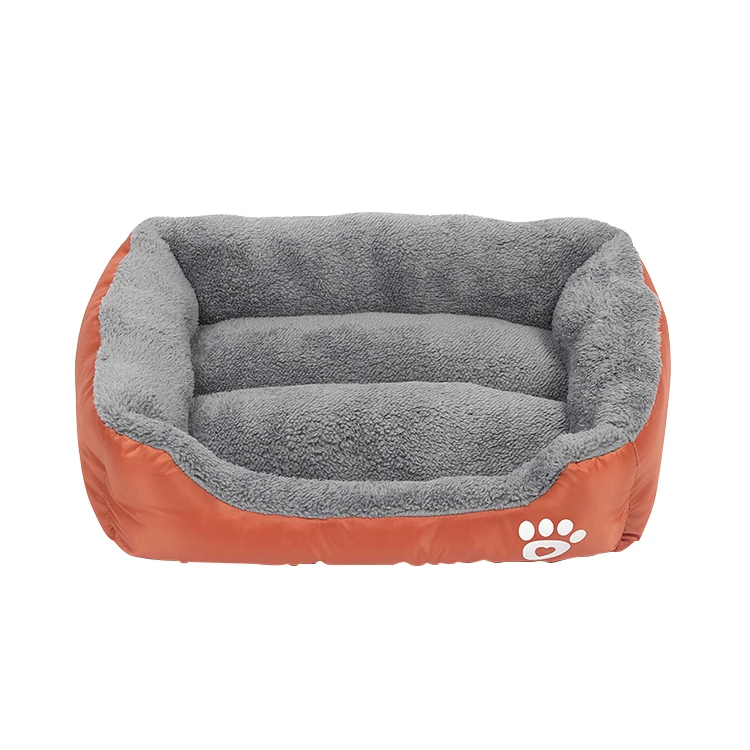 Wholesale dog kennel in different size multi colors PP cotton waterproof pet bed sofa soft and comfortable dog house nest