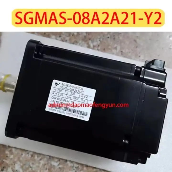 Brand new SGMAS-08A2A21-Y2 Servo motor Original Genuine，SGMAS 08A2A21 Y2，Fast shipping