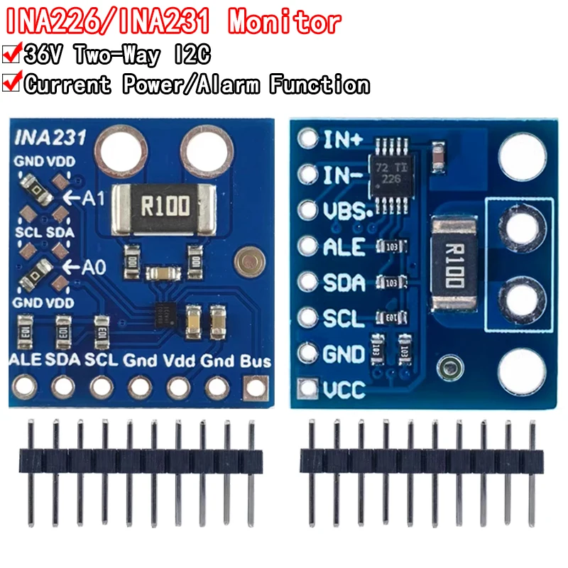 226 ina226 ina231 iic Schnitts telle bidirektion ales Strom-/Leistungs überwachungs sensor modul