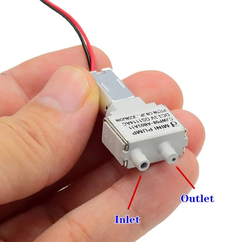 Mini CJWP08 DC 3V 3.3V 3.7V pompa próżniowa samozasysająca pompa wodna membranowa