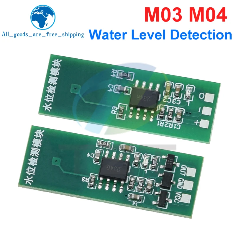 1/5PCS M03 M04 Water Level detection module sensor Green non-contact level touch switch Liquid sensor