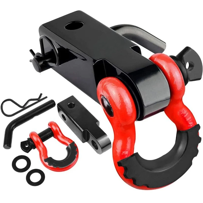 

Off-road vehicle trailer hook U-shaped hook front and rear bars solid trailer arm set