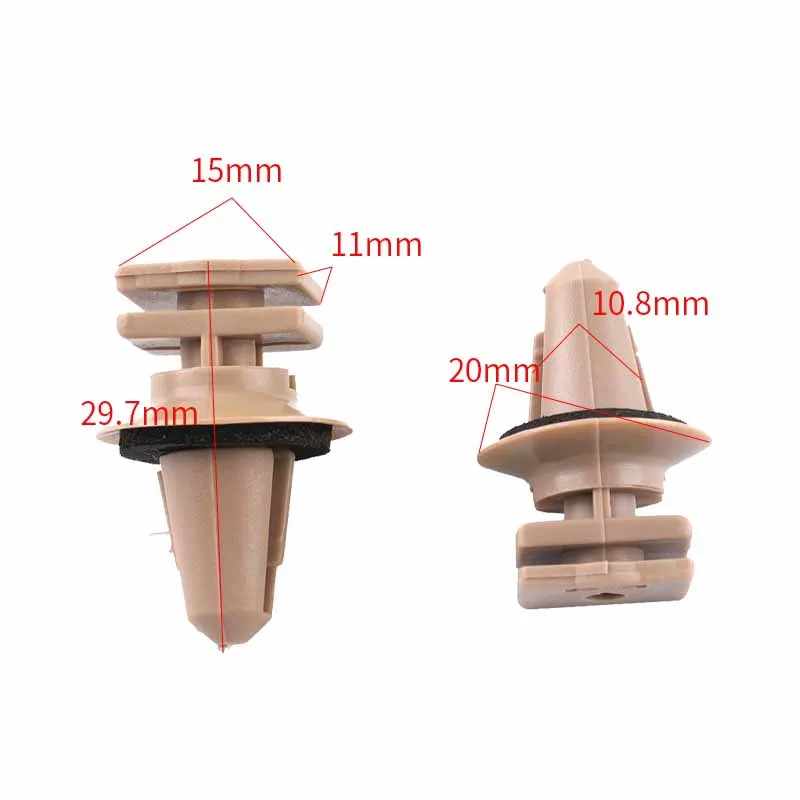 Sill Door Entrance Trims Clips 10mm Interior Clip Fasteners 51477117532 for BMW 1 2 3 4 5 6 Series E90 E60 E61 F30 F31 F80 10pcs