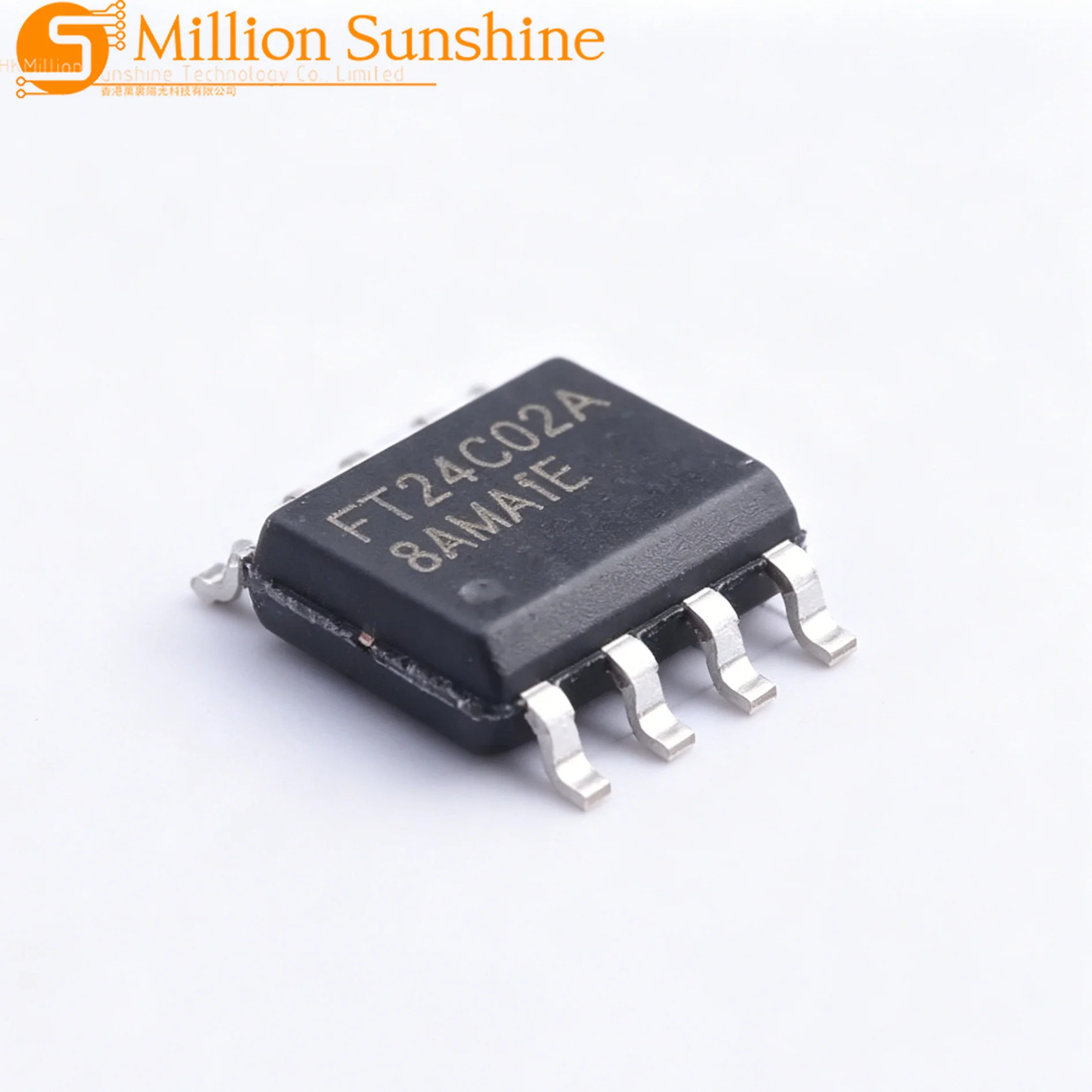 100pcs FT24C02A-KSR-B FT24C02A-ESR-T FT24C02A-KSR-T SOP-8 I2C 2Kbit 1MHz FT24C02A EEPROM Memory Chip New Original
