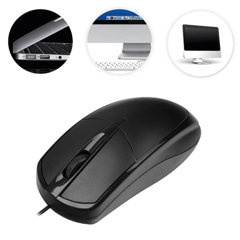 Mouse komputer ergonomis, Mouse kabel komputer, aksesori kantor, Mouse kabel USB, Mouse game, Mouse ergonomis untuk PC, Laptop