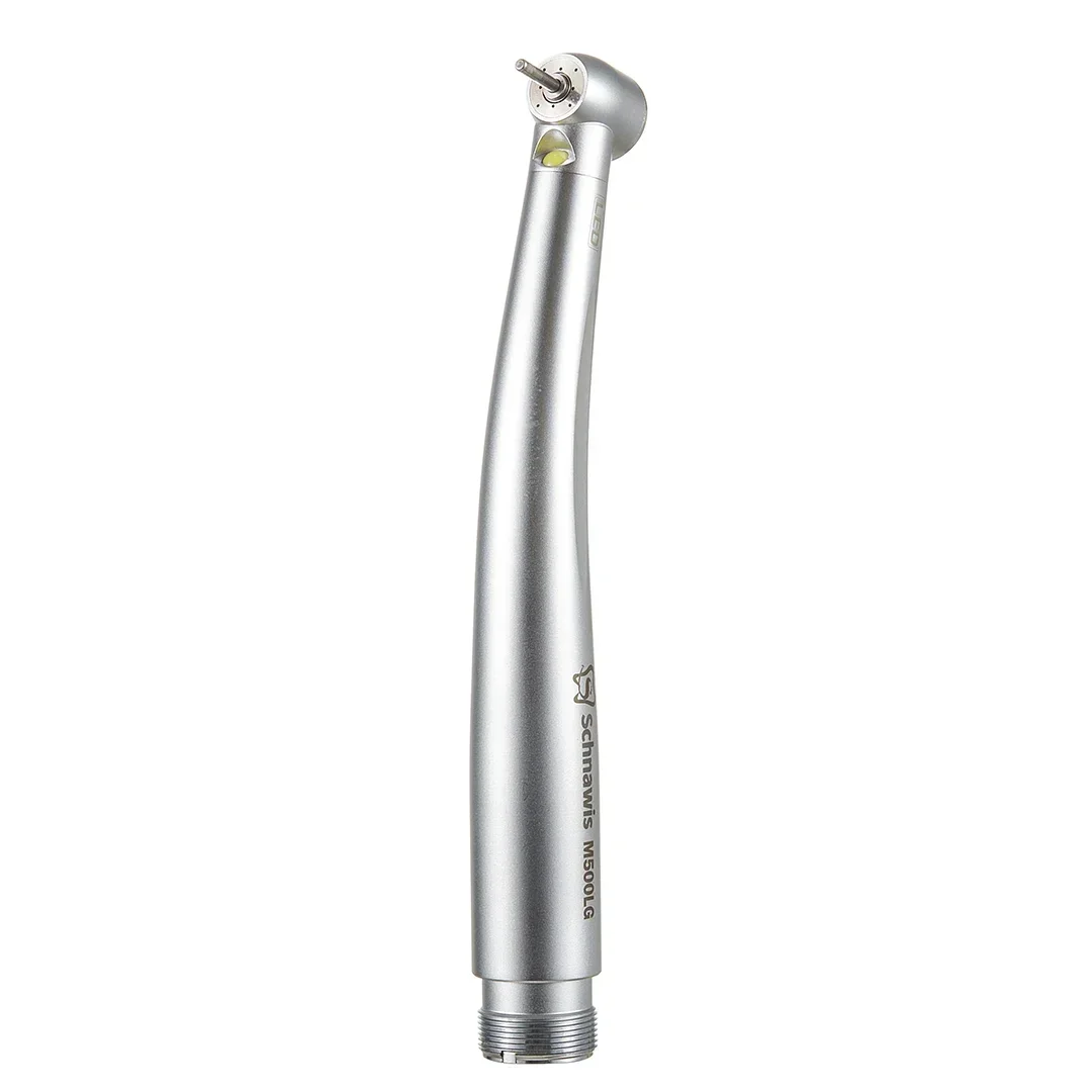 Push Button Dental High Speed Handpiece with LED Light for NSK DynaLED M500LG Turbine Handpieces 4 Water Spray Ceramic Bearings