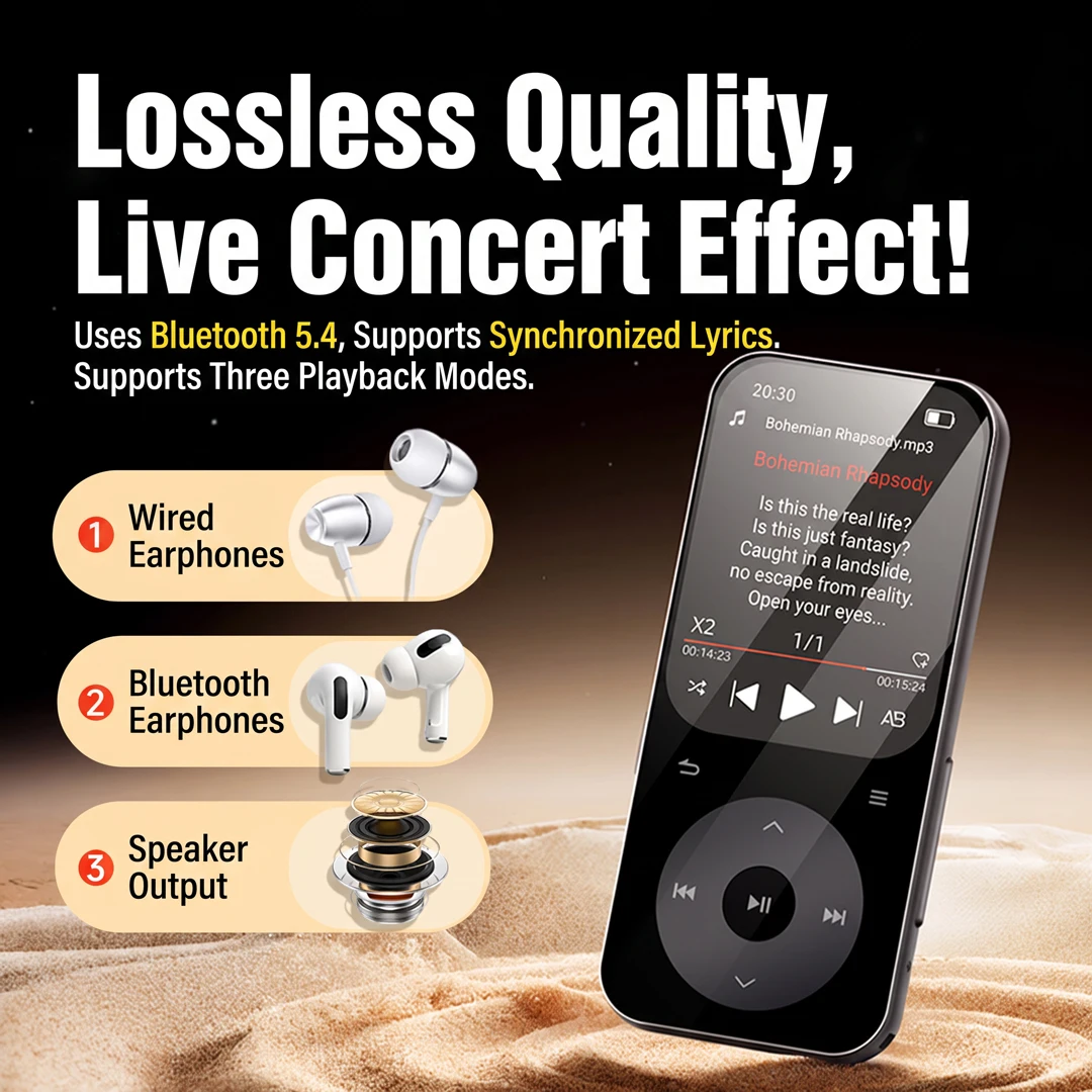 Nuevo Reproductor MP3 Estilo V - Music Audiobook reseña y precio