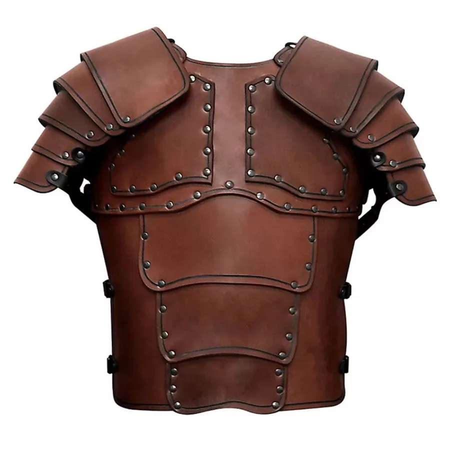 Medieval Viking Knight Pirate Body Shoulder Armor Roman Warrior Cosplay Costume Halloween Role Playing Party Prop Accessories view 2
