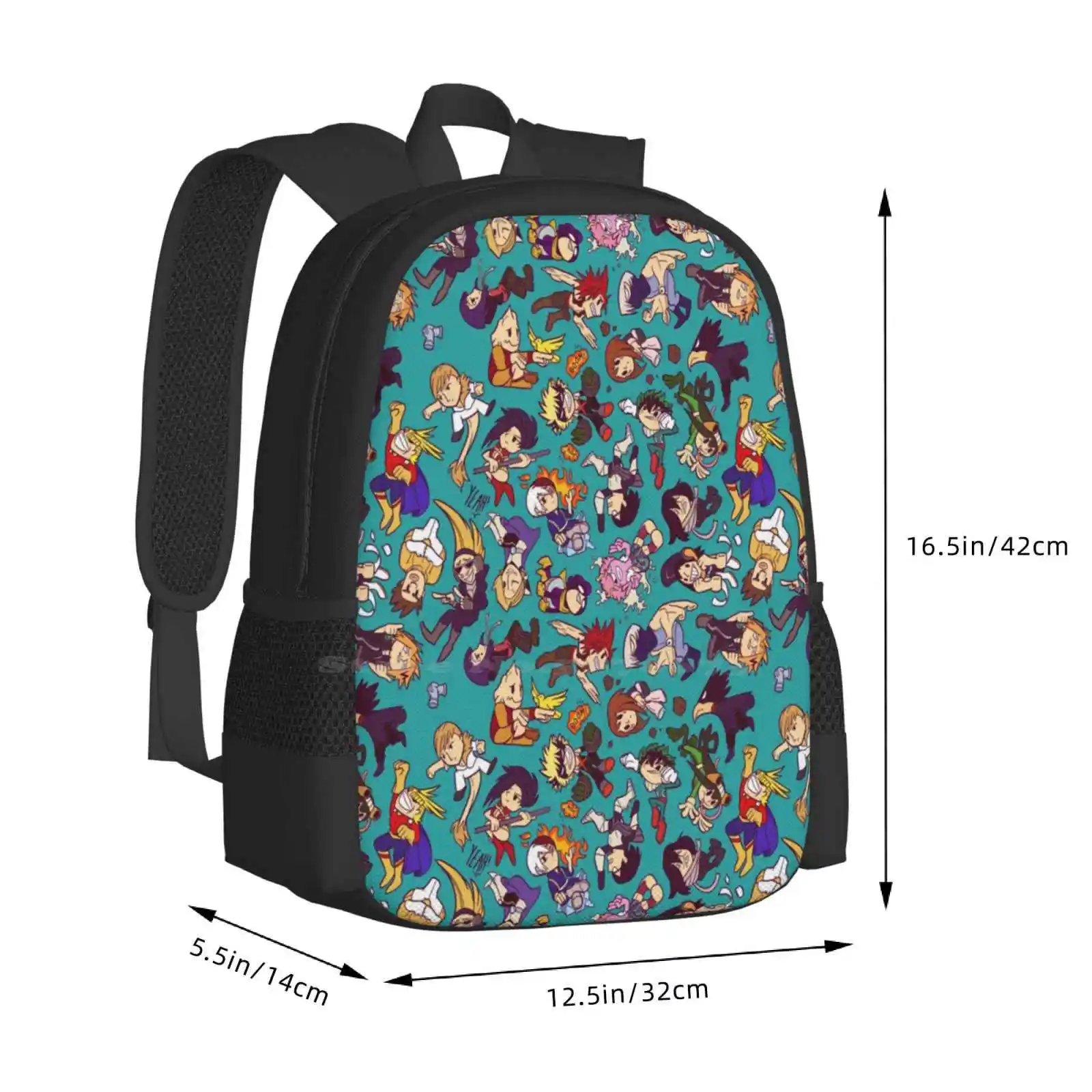 Plus Ultra Pattern School Bags For Teenage Girls Laptop Travel Bags Boku No Hero Academia Deku Bakugo Uraraka All Might Anime