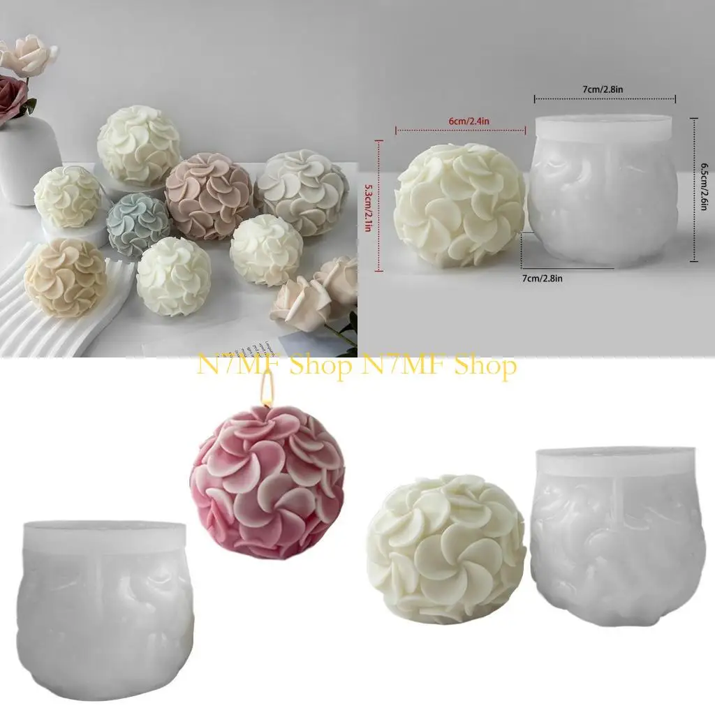 

N7MF Гвенингея формы легко в использовании формы для свечей DIY Силиконовые украшения