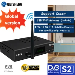 DVB ltDigital Satellite Receiver DVB-S/ltFTA Dish Sat Decodificador HDMI RCA 2xUSB 2.0 Media First Liste de programme pré-installée