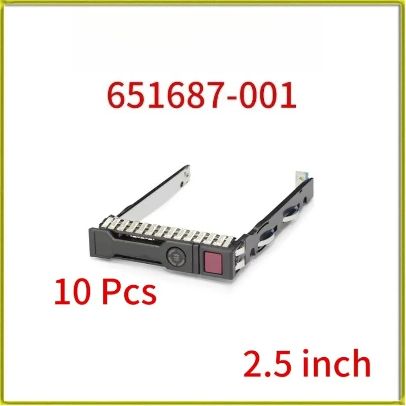 

10PCS 651687-001 2.5 Inch SATA HDD Caddy Bracket for DL380 DL360 DL160 DL385 G8 Gen8 Gen9 G9 with Screws