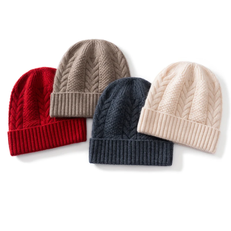 

KOIJINSKY Women's Autumn/Winter 35% Cashmere Knitted Hat