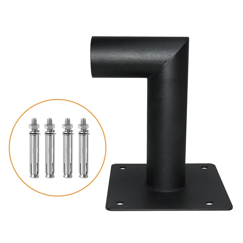 90 Degree Wall Mount Bracket With 2 3/8inch L Shape Wall Mounted Tenon Adapter For Slip Fit Lights,Suitable For Outdoor LED