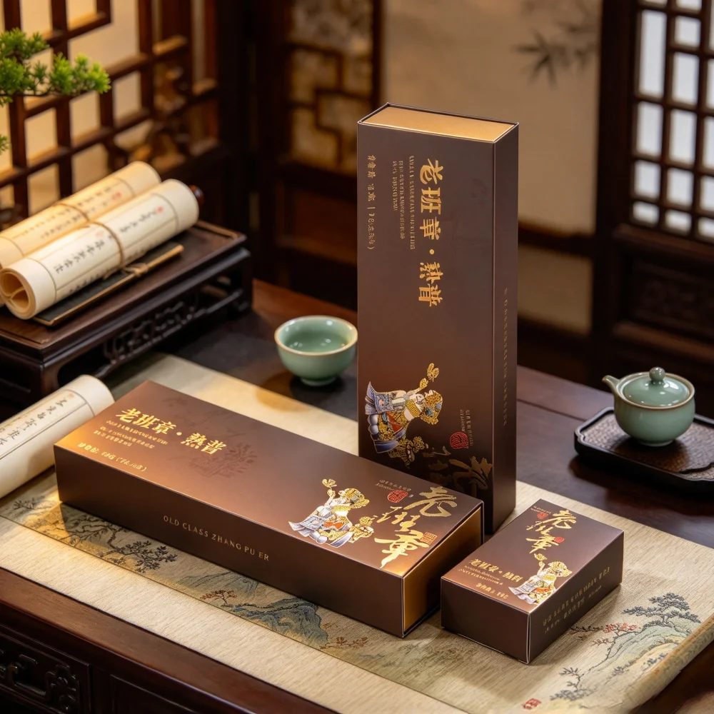 Authentic Yunnan Pu erh ripe tea Multiple types of tea gift box gift bag Iceland ripe Pu erh strong aroma boutique gift box