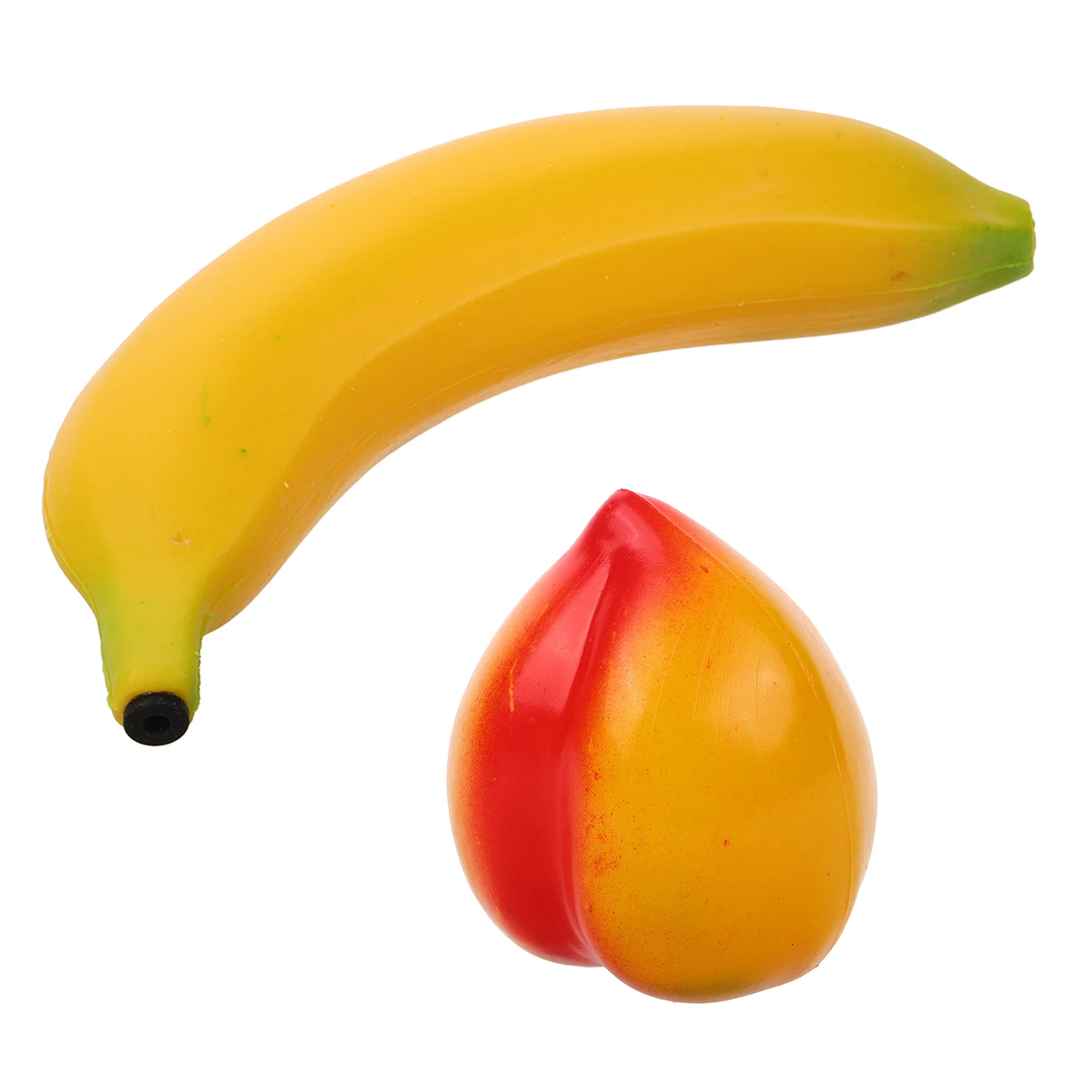 2 pçs auxiliares de ensino de frutas crianças musical shaker brinquedo instrumento percussão em forma de fruta aprendizagem precoce brinquedo plástico