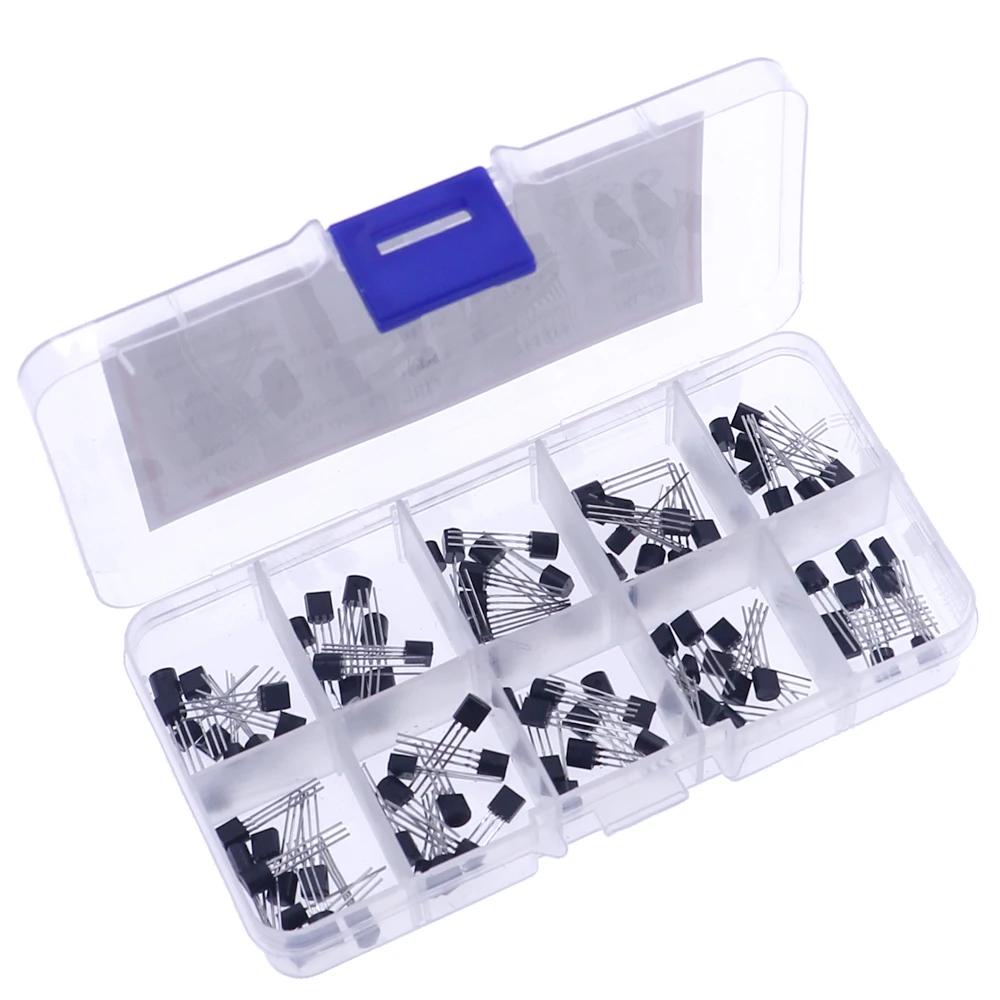 100pcs/box TO-92 Voltage regulator transistors assortment Kit 78L05 78L06 78L08 78L09 78L12 78L15 79L05 79L12 79L15 LM317