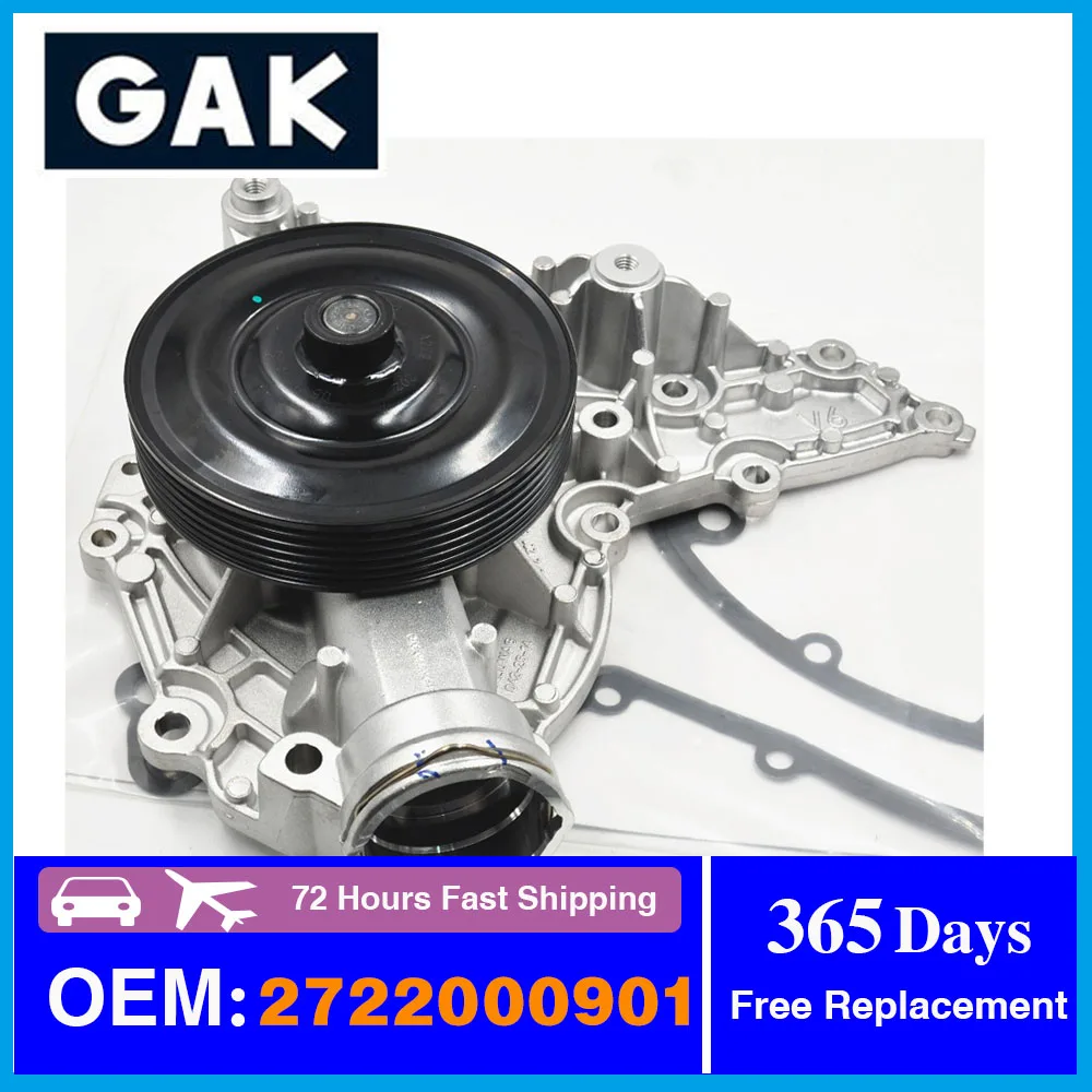 

Cooling Water Pump for MERCEDES-BENZ W251 V251 R280 R350 W221 S300 S350 R230 SL M272 A2722000901 2722000901 538023510