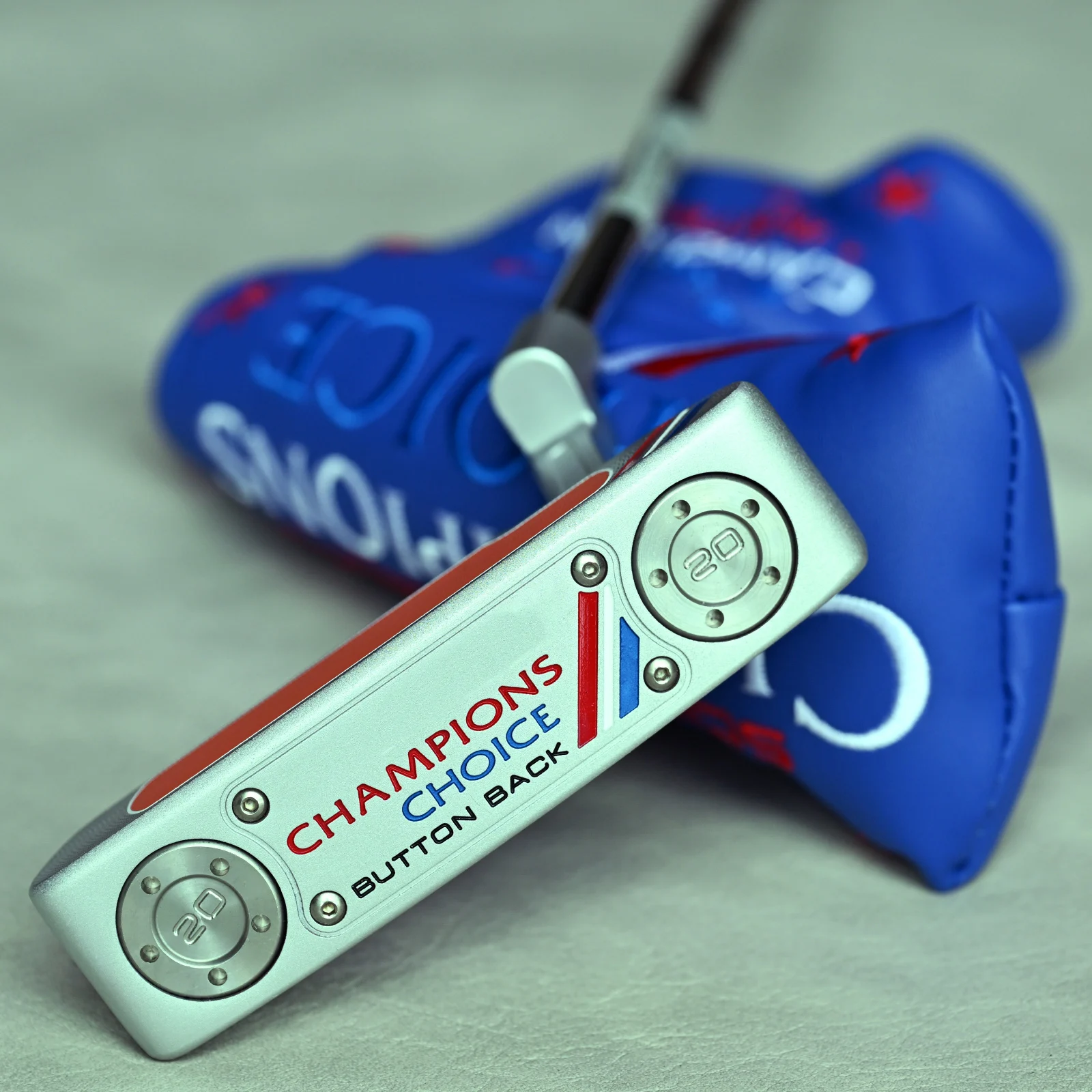 2024 Champions Super Select Squareback 2 CAMERON Semicircle & Straight Golf Putters 32-35 Polegada Eixo de Aço Com Capa de Cabeça