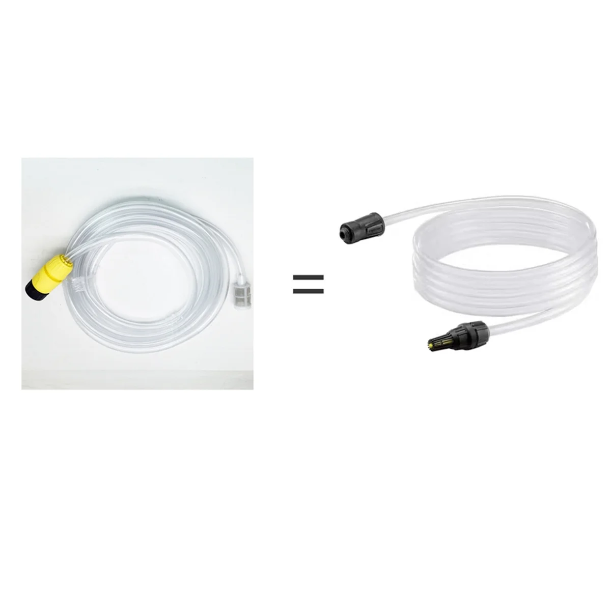 AA87C สําหรับ Karcher ท่อดูดน้ํา SH5 KHB6 / OC6-18 สําหรับ KHB Series - 5 m, ท่อดูดแบบยืดหยุ่น, ไม่ต้องเชื่อมต่อน้ํา