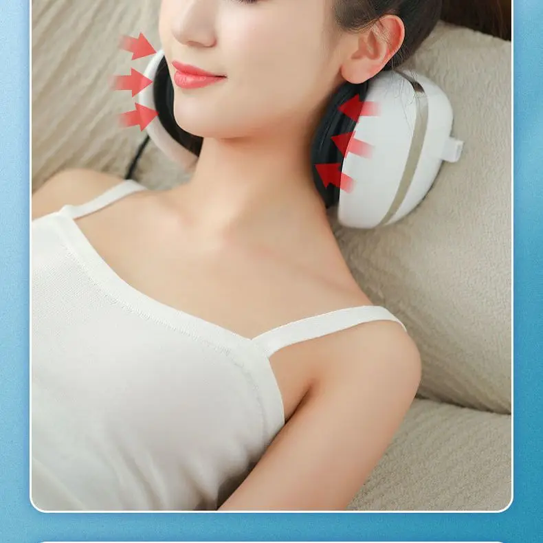 U-shaped pillow, multi-functional electric shoulder and cervical neck massager for home use, car-mounted neck support device