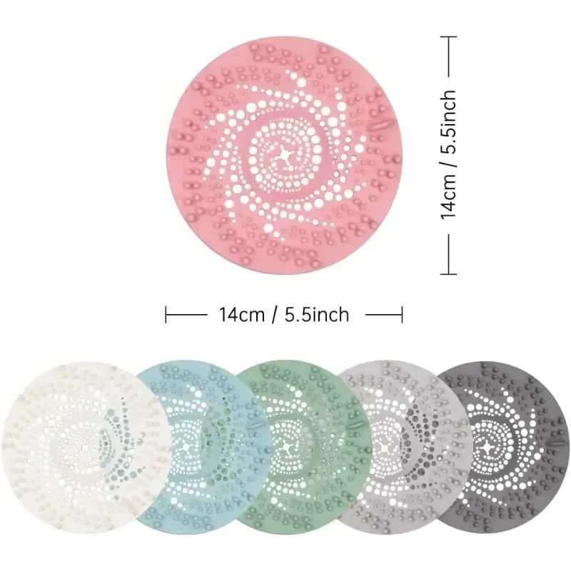 1Pcs Floor Filter Sink Strainers Hair Catcher For Kitchen Bathroom Accessories Silicone Drain Strainer Household Shower - view 3