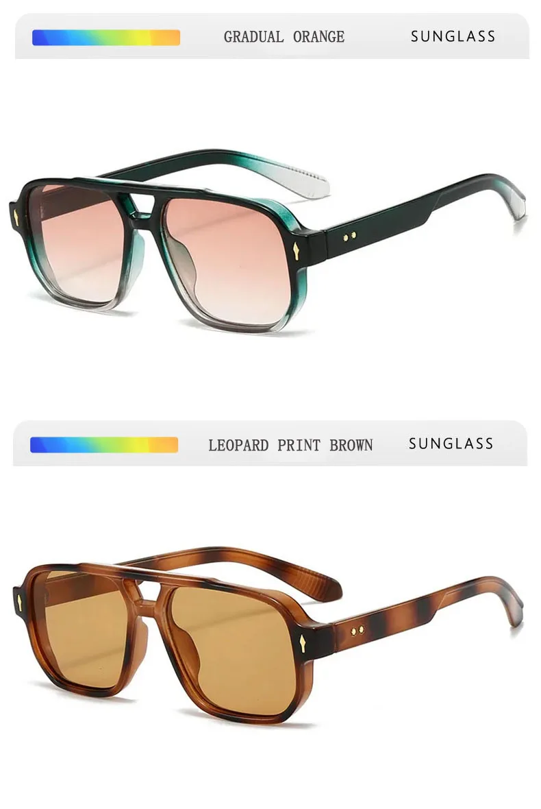 2025 Vintage-Sonnenbrillen für Herren, modische Sonnenbrillen, Oculos-Brillen, Dropshipping, Gafas Lentes Lunette Okulary Zonnebril Occhiali – Detail 23