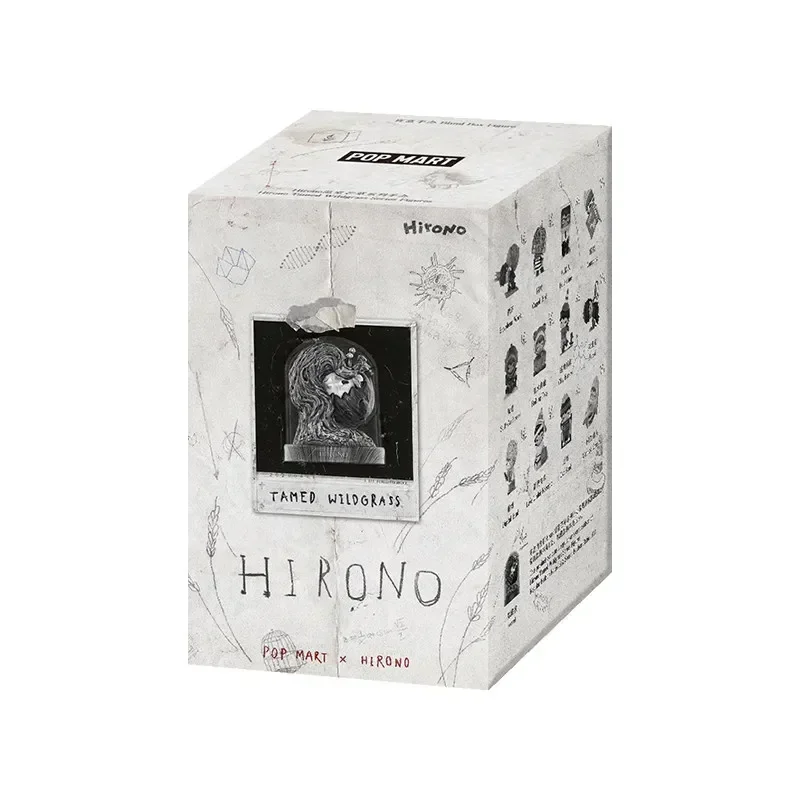 POP MART Hirono TAMED WILDGRASS Serie Mystery Box Echte Blind Box Guess Speelgoed Tas Ornament Beeldjes Home Decor Desktop Poppen