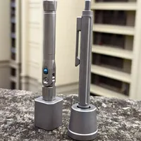 EDC Titanium Alloy Brass Pen Holder Pen Stand Multi-functional EDC Tools