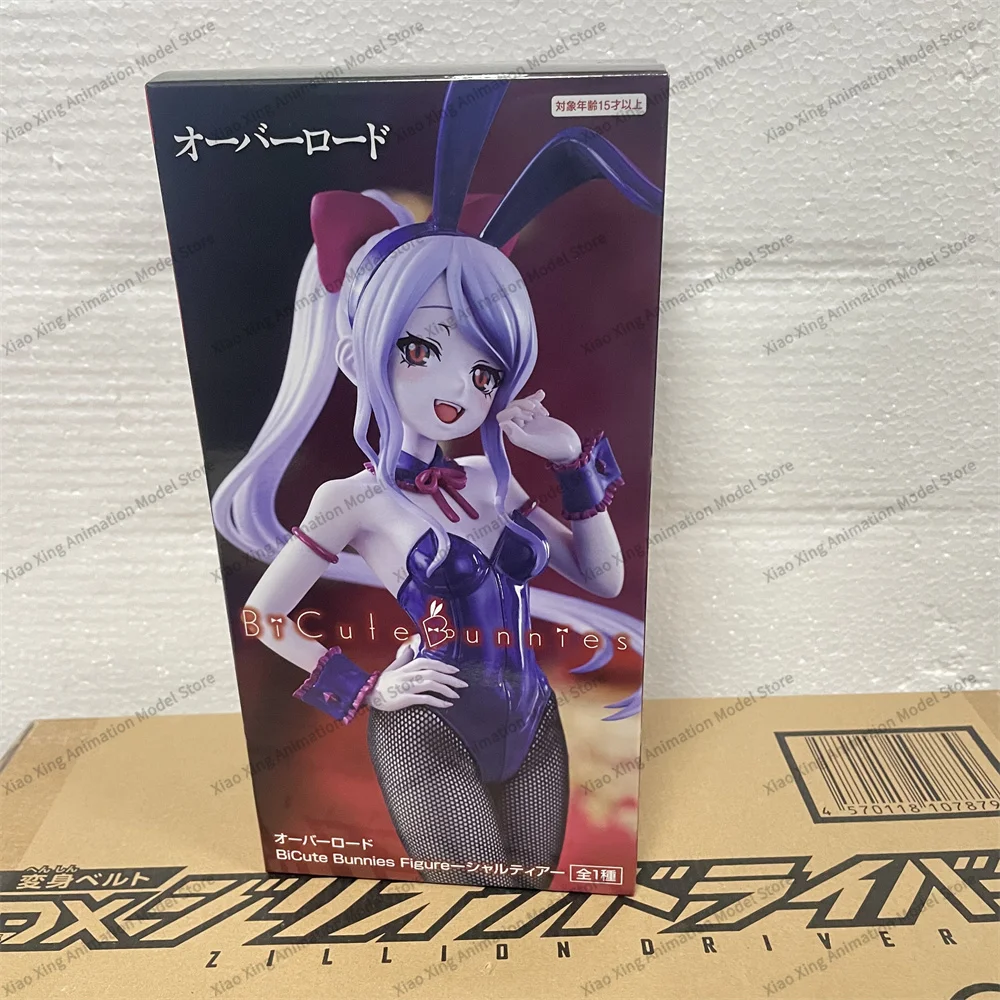 Furyu Original Anime Figure OVERLORD BiCute Bunnies Figure -Shalltear Bloodfallen Action Figurine  PVC Model Toys Doll 26cm