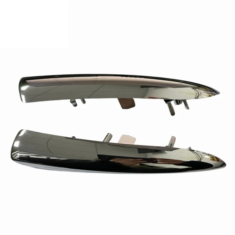 1Pair Car Front Fender Trim Strip 96732937VD 96732938VD For Citroen DS5 2011-2018 Bumper Wing Chrome Decorative Replacement