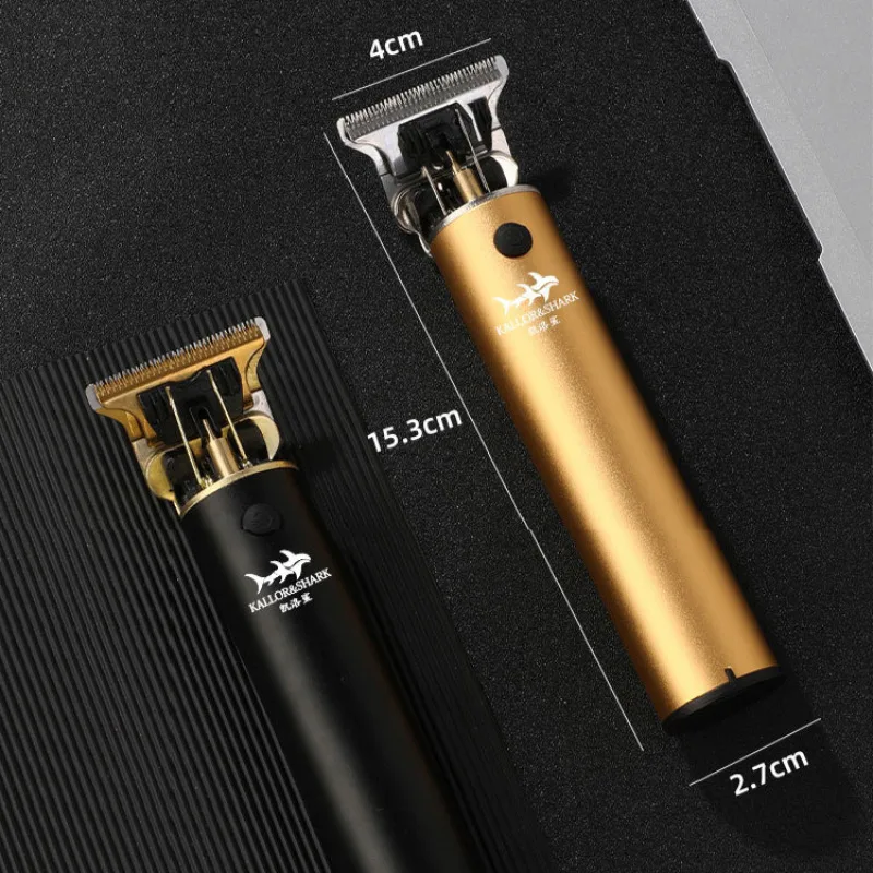 مقصات شعر كهربائية منزلية ، ماكينة حلاقة خاصة للنحت برأس زيت ، شاحن