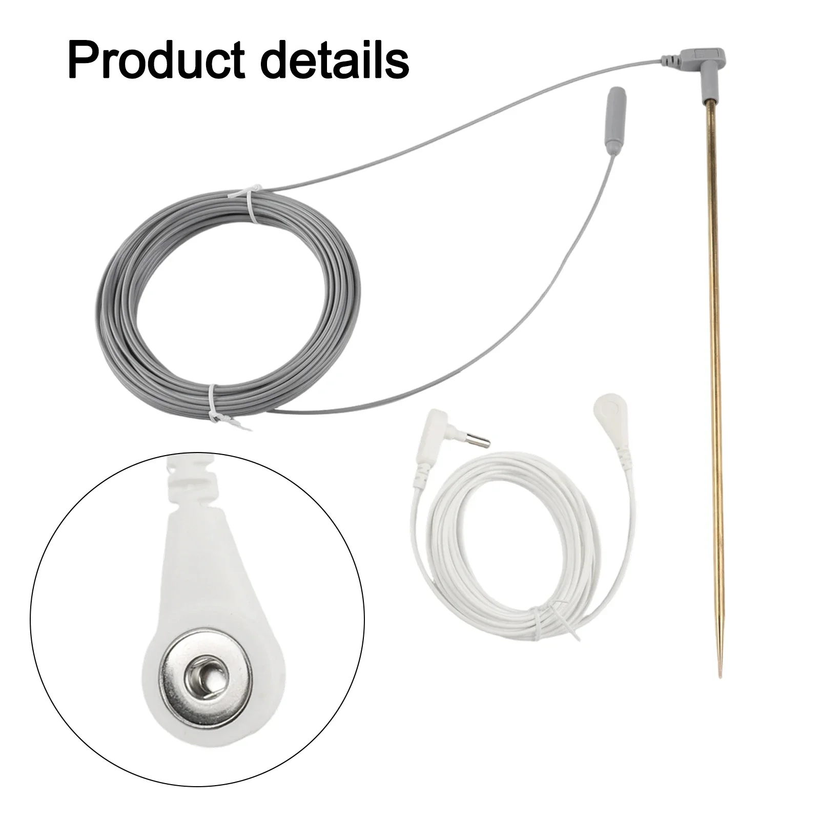 Easy Installation 12.5m Ground Wire Ground Wire User-Friendly Setup Connection To Grounded Products For Electrical Devices