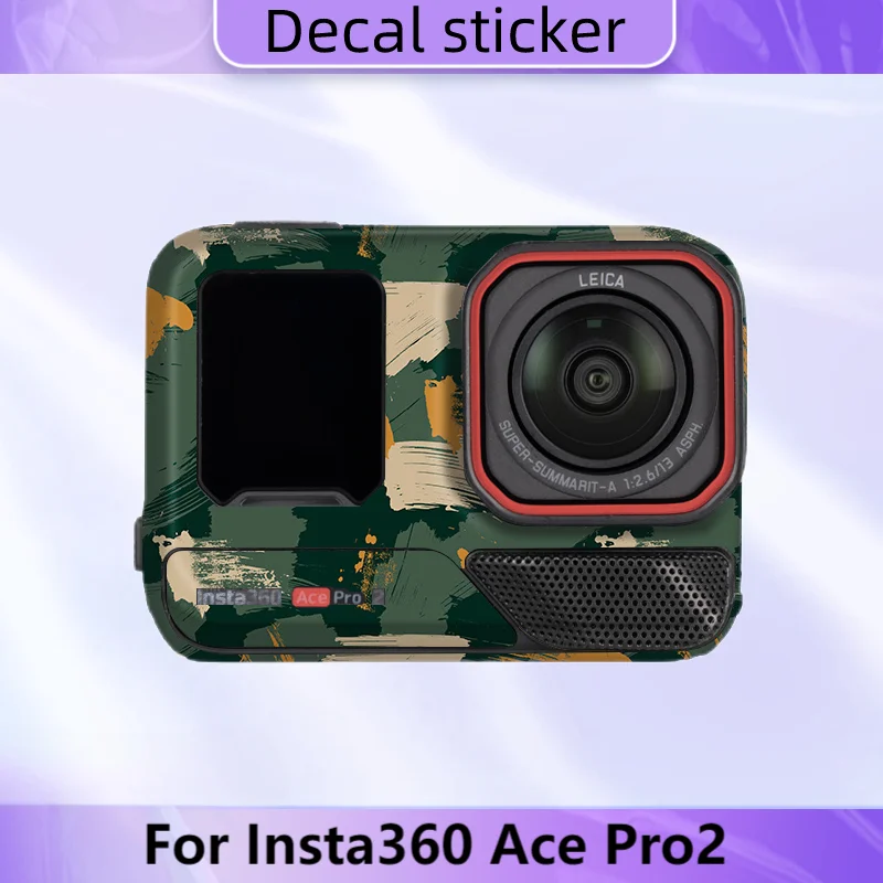 Customized Sticker For Insta360 Ace Pro2 Decal Skin Action Camera Vinyl Wrap Film Protector Coat Insta 360 Ace Pro 2