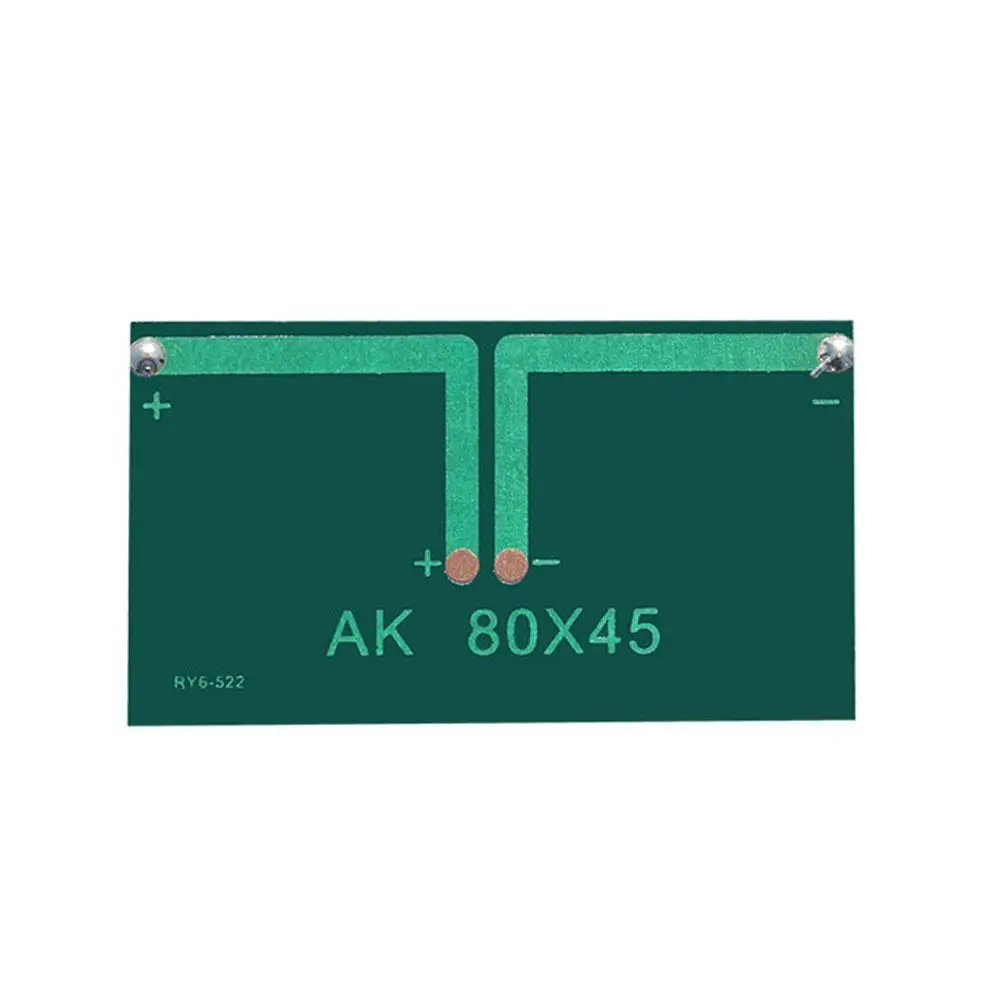 2 buah 5V Panel epoksi surya papan polyicon dengan kawat modul sistem surya Mini untuk Charger daya baterai kit Syatem surya DIY