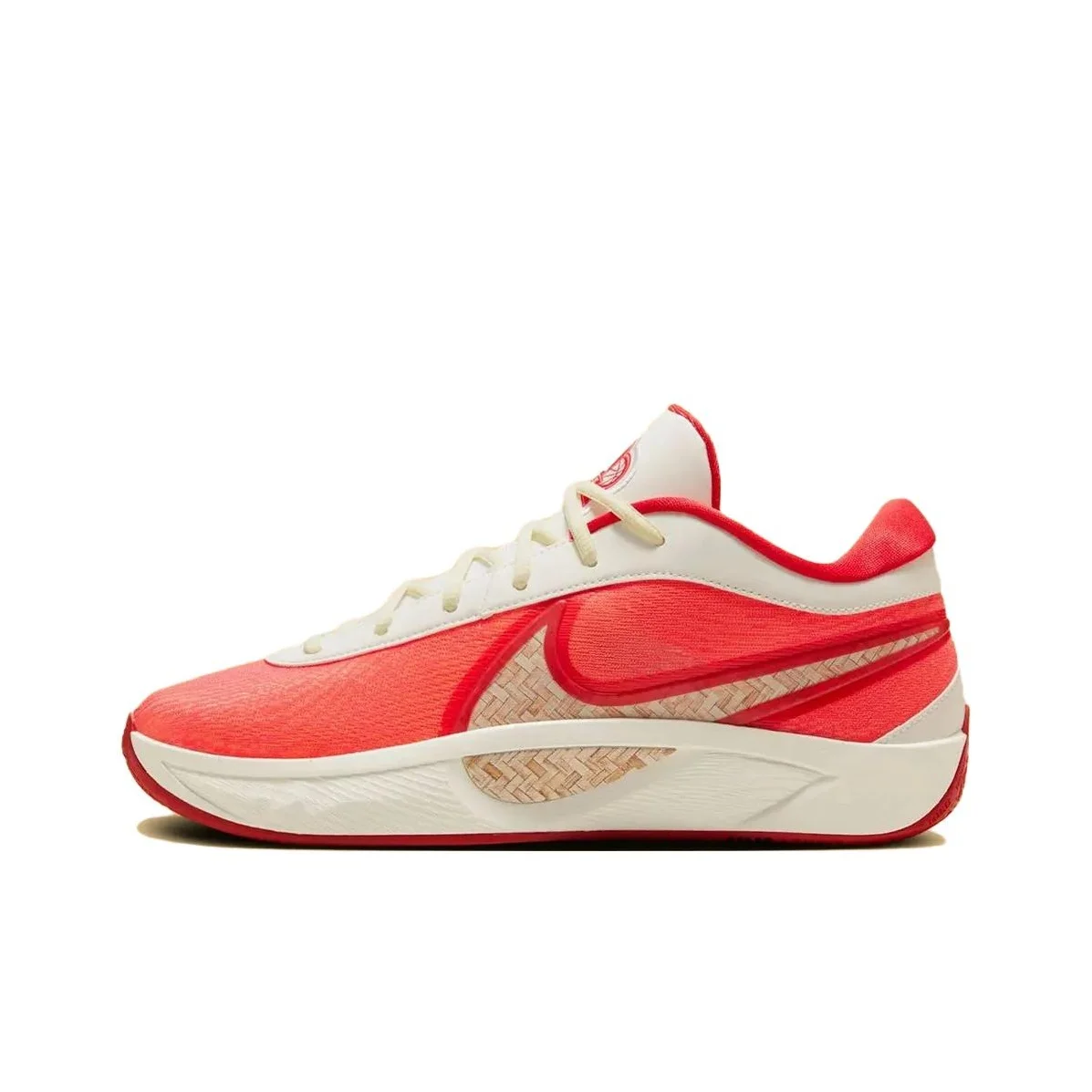 Nike Giannis Freak 6 Basketball Shoes Men's Low Top White Red HQ4079-100