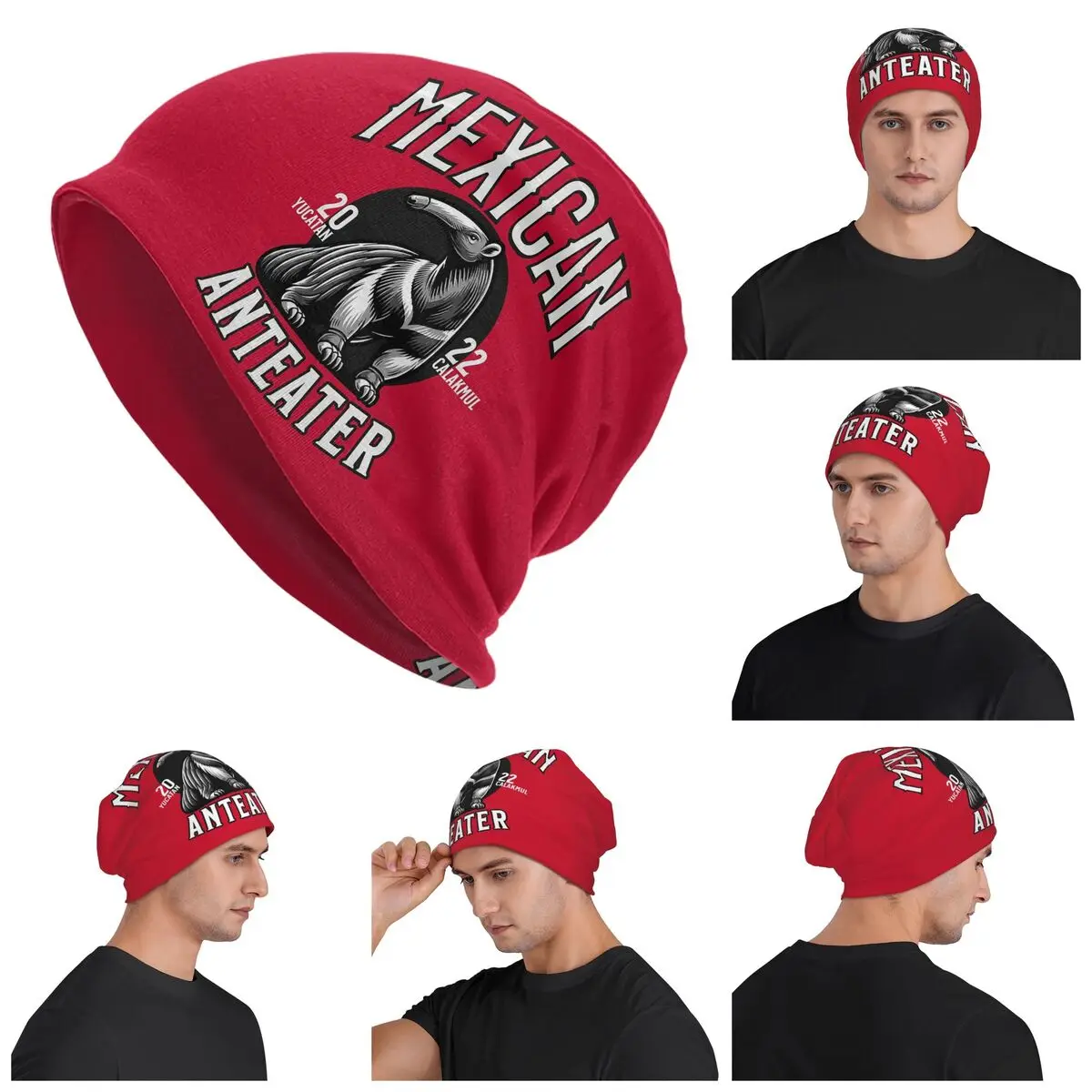 

Anteaters From Mexico Warm Knitted Cap Hip Hop Bonnet Hat Autumn Winter Outdoor Beanies Hats for Unisex Adult