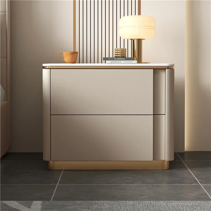 Durable Metal Refined Practical Bedside Table Reliable Versatile Functional Stylish Bedside Table Table Chevet Home Furniture