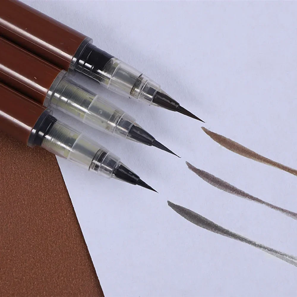 ดินสอเขียนคิ้ว Naturally Ultra-fine Shadow Eyeliner กันน้ําและ Non-smudge-staining Liquid Eyebrow Pencil Eyebrow Tattoo