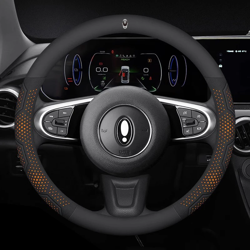 للجدار العظيم ORA iQ جيد القط GT غير تقليدي القط الباليه القط EV فلاش القط ألياف الكربون الجلد المدبوغ غطاء عجلة توجيه سيارة اكسسوارات السيارات