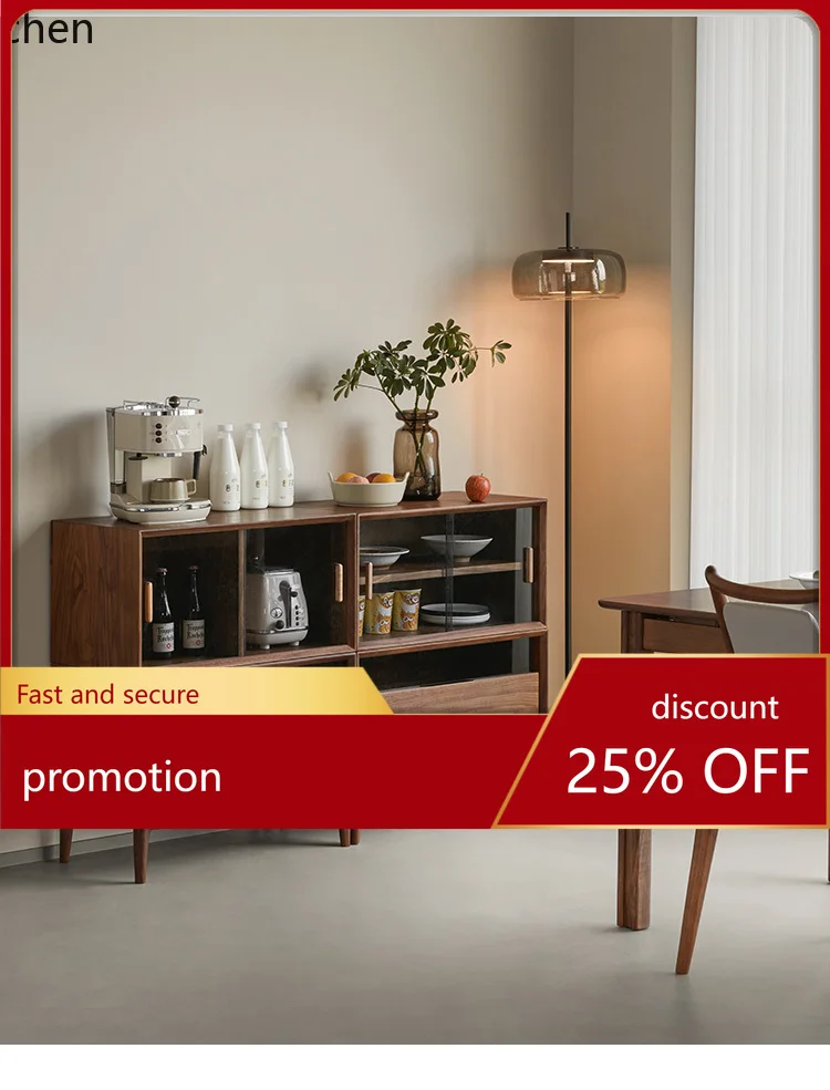 

ZML TV Cabinet Freely Combined Module Low Cabinet Solid Wood Living Room Floor Bookcase